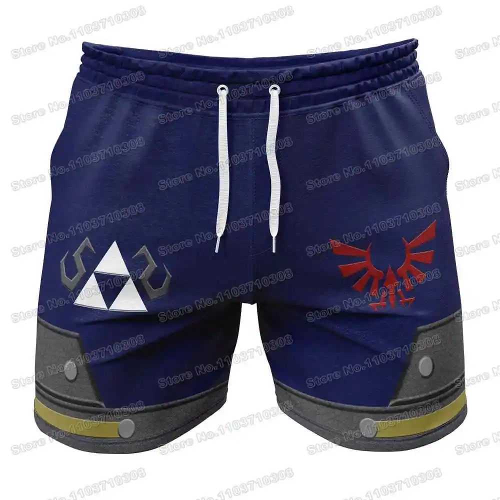 Zelda Anime Rash Guards Surfing Jersey Beach Shirts Swimwear Diving Gym Shorts MMA BJJ Men Jiu Jitsu Fitness Sets