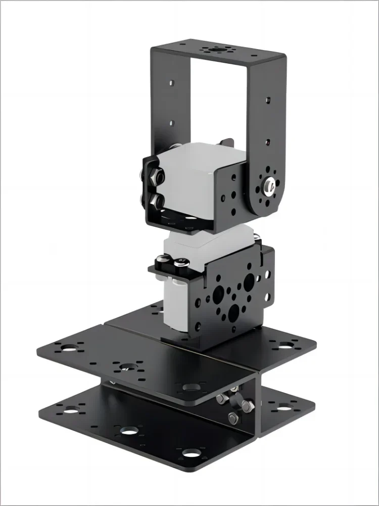 2 Dof Robot Metal Rotating Platform Controllable Electric Pan/Tilt Manipulator Horizontal And Vertical Rotation Robotic DIY Kit
