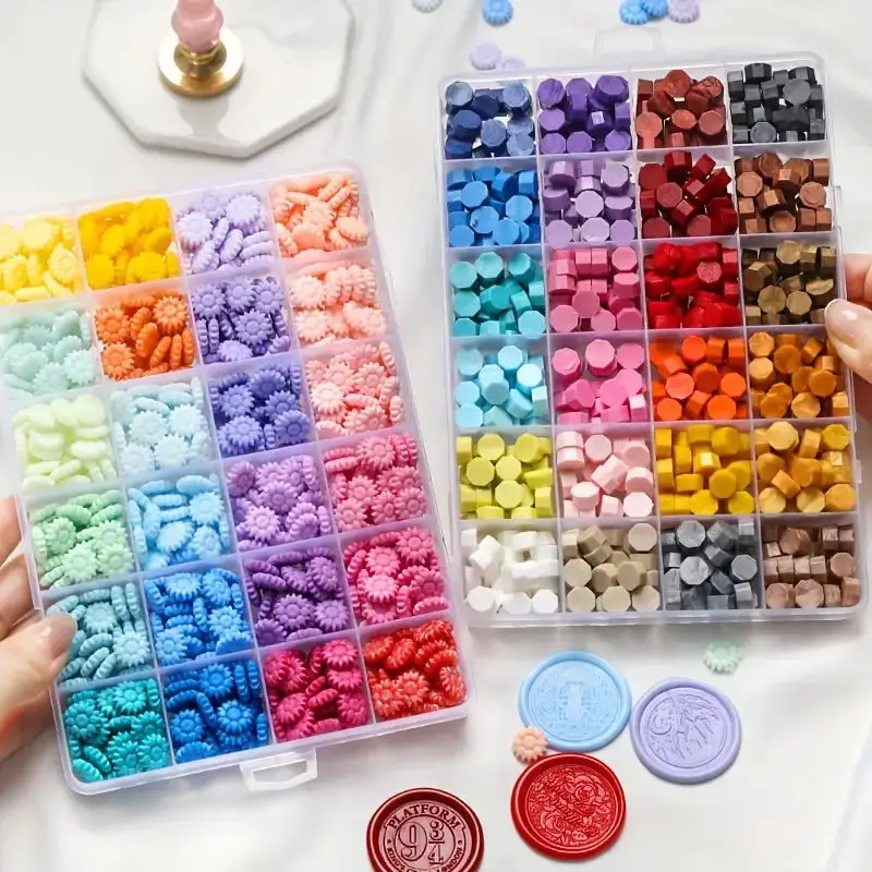 Happy Mother's Day Wax Seal Stamp Set Kit Wax Seal Stamp with Handle Sealing Wax Beads For DIY Invitation Envelope Gift Wrapping view 6