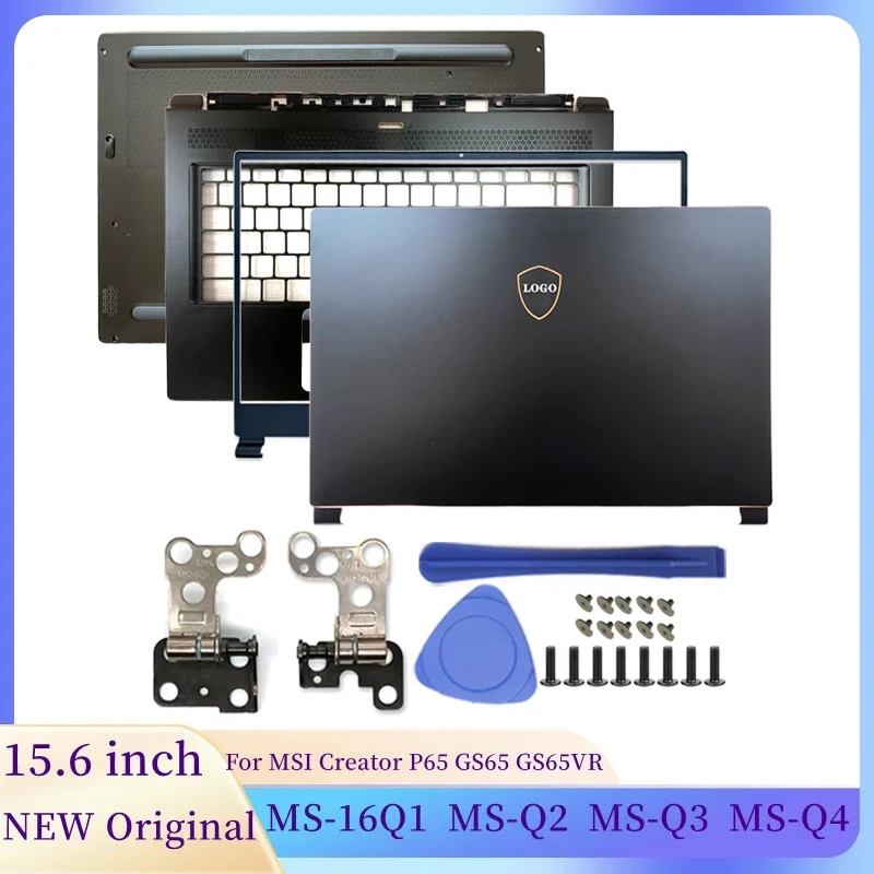 

Notebook LCD Back Cover/Front Bezel/Hinge/Palmrest/Bottom Case Laptops Accessories For MSI GS65 P65 MS-16Q1 Q2 Q3 Q4 Laptop Case