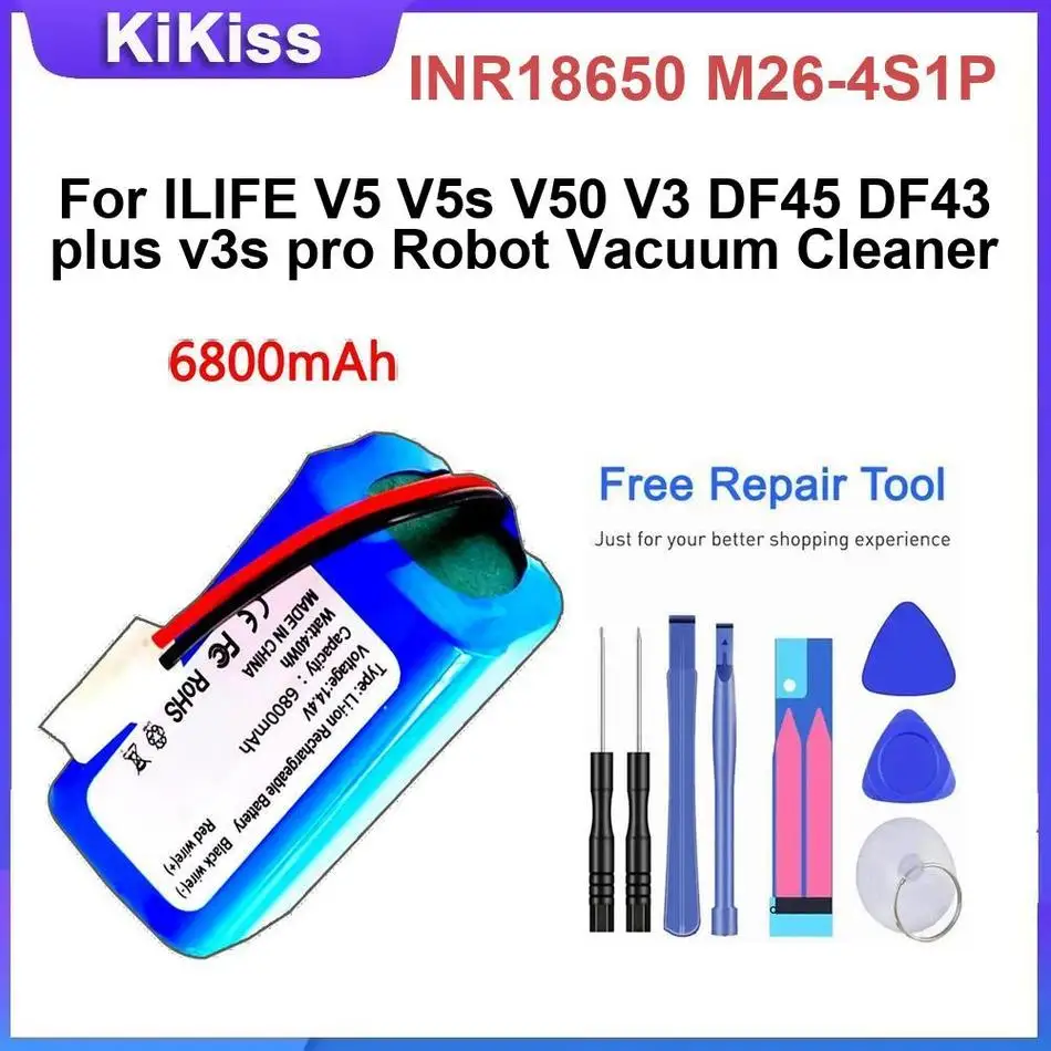 INR18650 M26 4S1P Сменный аккумулятор для робота-пылесоса ILIFE V5 V5s V50 V3 DF45 DF43 Plus V3s Pro