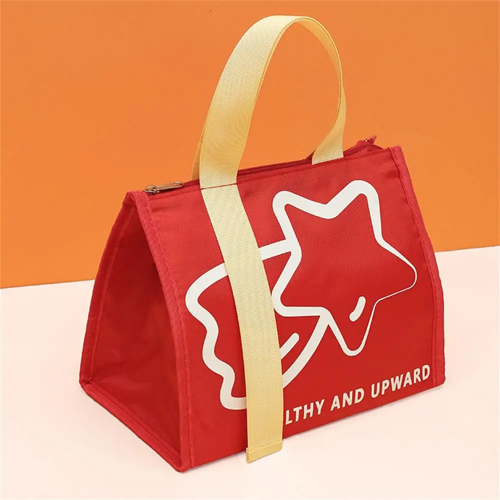 

Cartoon Thermal Lunch Box Bags For Women Kids Thicken Waterproof Food Storage Container Picnic Pouch Insulated Cooler Bento Bag