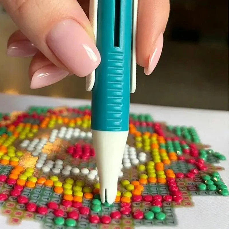 Automatischer Stift-Perlen-Spender Beadblitz Diamant-Kunst-Stift-Spender für Runde Perlen DIY-Bastelarbeiten für Erwachsene – Detail 12