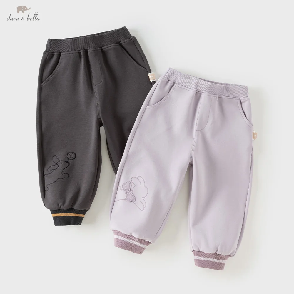Dave Bella Children Casual Pants Autumn Baby Girls Boys Trousers Kids Clothing Elastic Waist Sports Outdoors Fashion DB3262601
