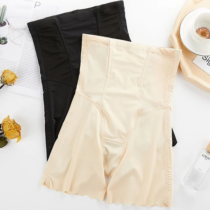 Women Shorts-High Waist Tummy Control Anti-See Through Butt Lifter Safety Pants Shapewear Underwear Breathable No Pad Shorts view 6