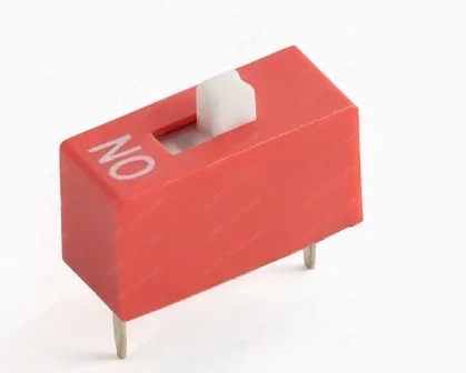 Red, In-Line 2.54MM DIP Switch DS- 1/2/3/4/5/6/7/8/9/10/12-Bit DIP