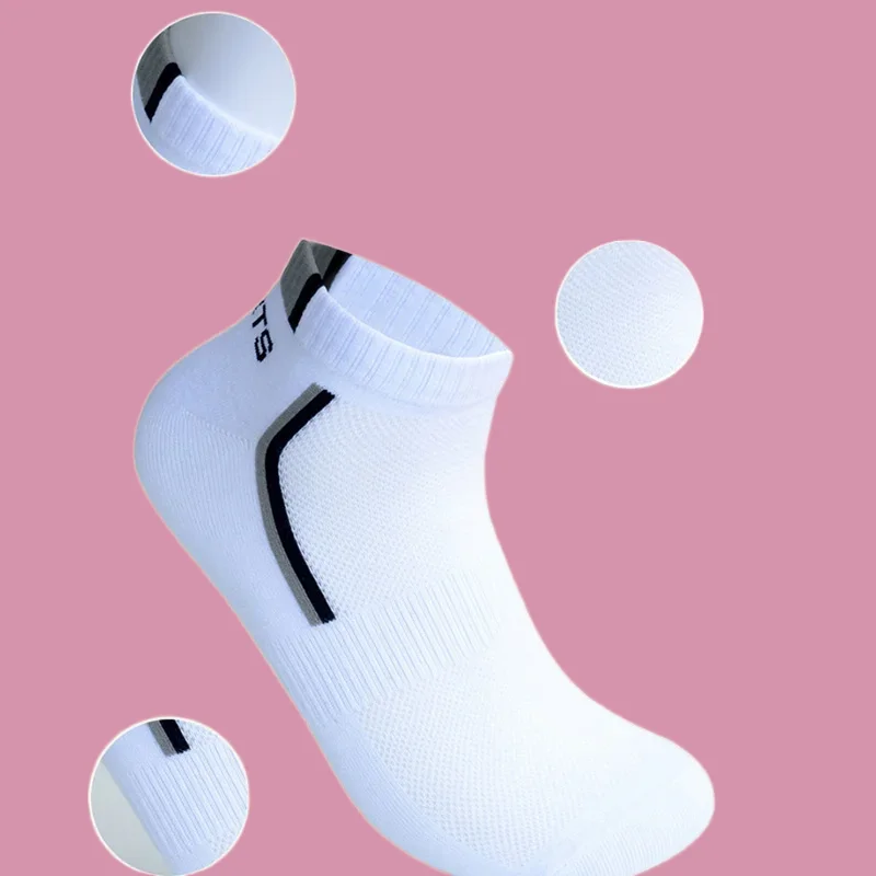 5/10/20 Pairs 2024 New Top Quality Cotton Boat Socks Fashion Casual Short Sports Cotton Socks Soft Breathable Men's Ankle Socks