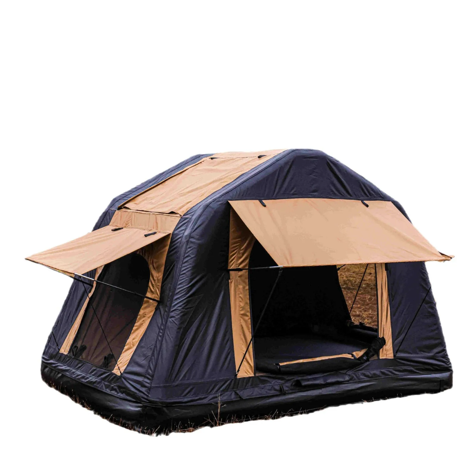 

Outdoor Inflatable Roof Tent for SUV Off-Road Self-Driving Car Camping Style 4-Person Capacity Aluminum Oxford Summer Use