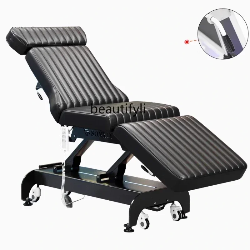 

S L Full Electric Lifting Tattoo Embroidery Bed Multifunctional Beauty Luxury Body Spa Conditioning Bed