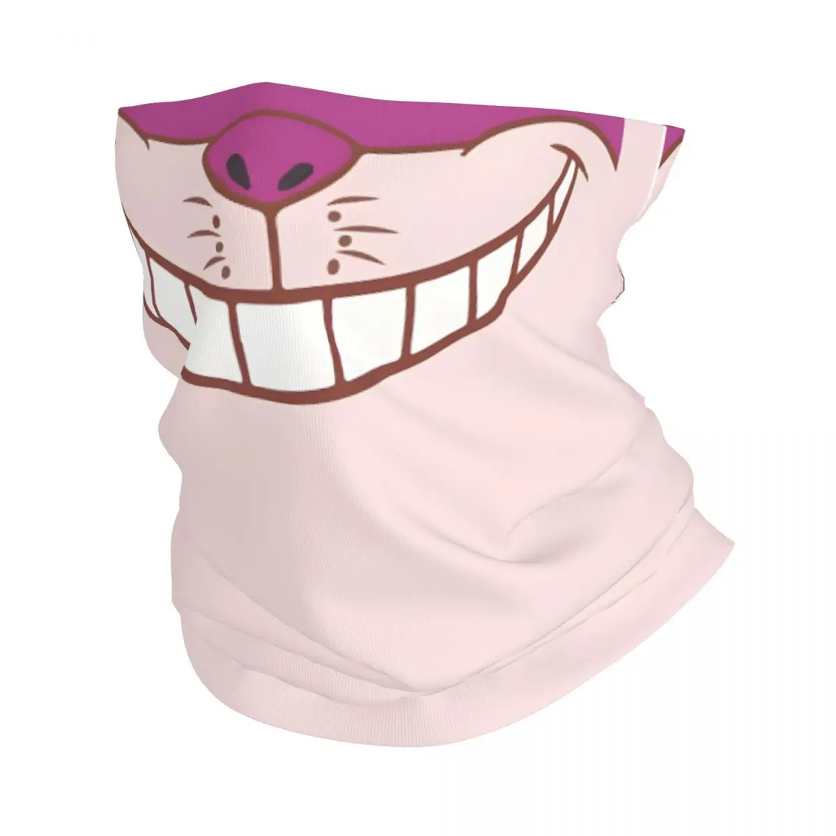 Cheshire Cat - Wonderland Bandana Neck Gaiter Printed Motocross DISNEY Face Mask Running Unisex Adult Breathable