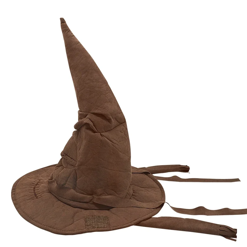 Modefilms Heks Tovenaar Hoed Sorteren Hoed Lederen Halloween Feest Rekwisieten Verkleden Hoed Mannen Cosplay Kostuum Accessoires image 4