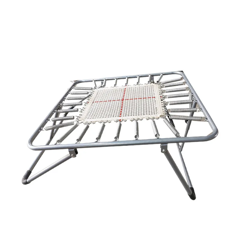 Gymnastics square trampoline nylon mesh adult steel frame trampoline slam dunk small trampoline competitive gymnastics