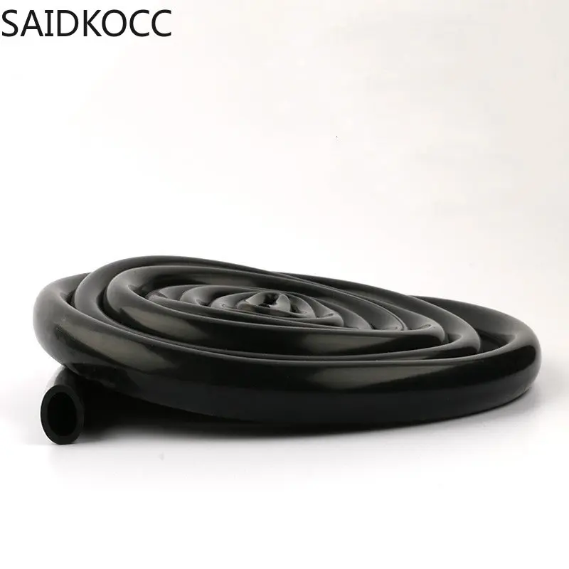 

Black silicone tube flexible Black silicon hose high temperature non-toxic dark silicone rubber tubing 5 meters