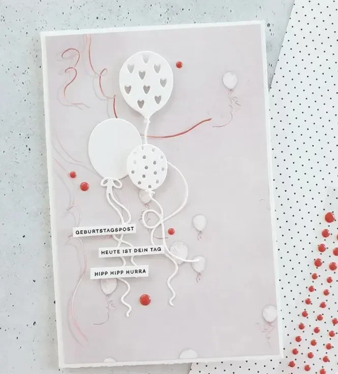 

Mmao Craft metal cutting dies cut die mold Heart shaped balloon Scrapbook paper craft knife mold blade punch stencils dies