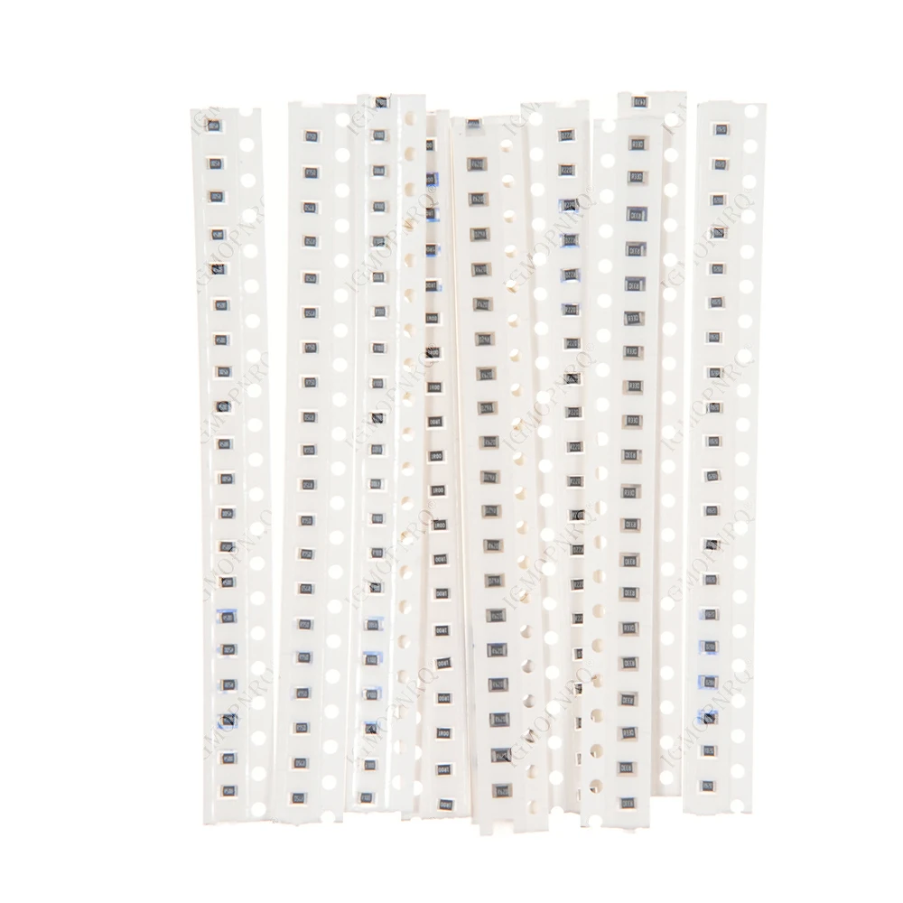 200PCS 1% 0805 SMD resistors assorted kit set ,10 valueX20pcs=200pcs 1R00 R820 R750 R620 R500 R470 R330 R220 R150 R100
