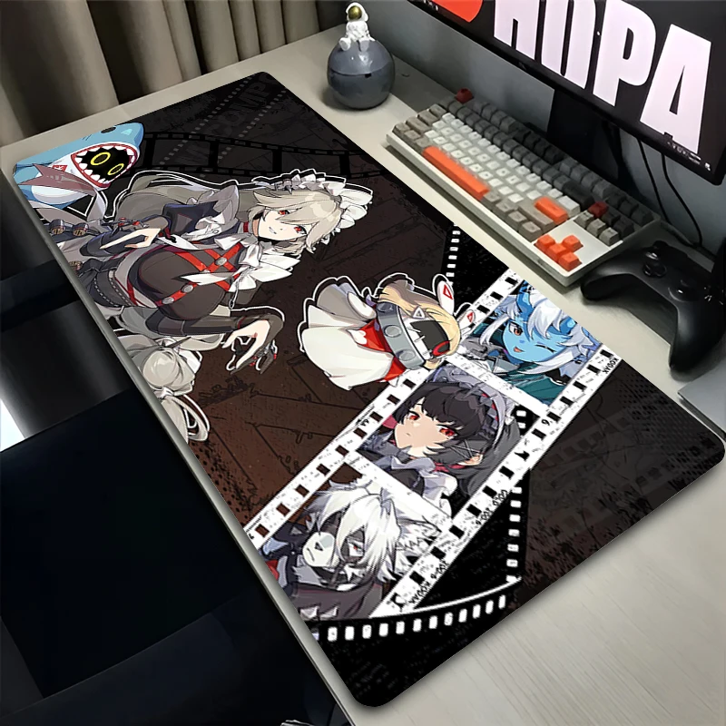 Alas Mouse Karet Anti Selip Z-zenless Zone Zero Laptop Gamer Kabinet Alas Keyboard Komputer Kantor Alas Mouse Meja Gaming