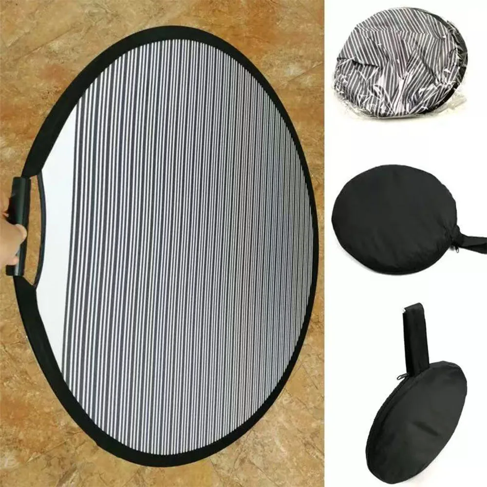 Panneau réflecteur de Dent de 80cm, outil de contrôle pour débosselage de voiture, rayé circulaire, Flexible, pliable, Portable, conçu, réflecteur de lumière