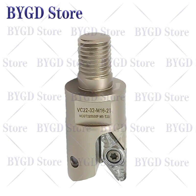BYGD VC VC22 Verriegelungstyp Schneidkopf Aluminium VC220530 VC220530F Einsatz VC Schneidkopf Werkzeughalter Schneiddorn – Detail 1