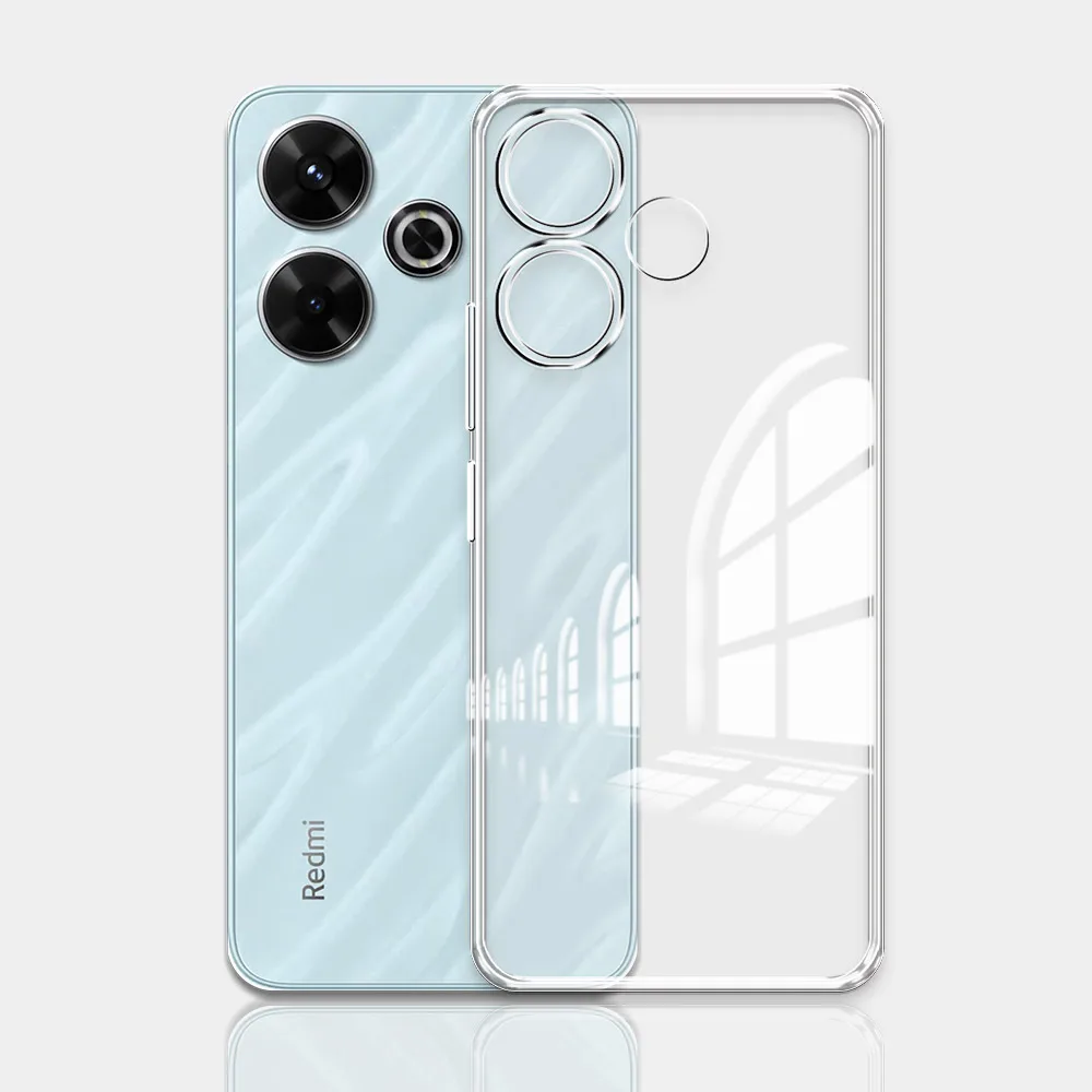 For Redmi Note 13R 5G Case Clear Silicone Soft Phone Case For Redmi Note 12R 5G Shockproof Cover Coque for Redmi Note12S Funda