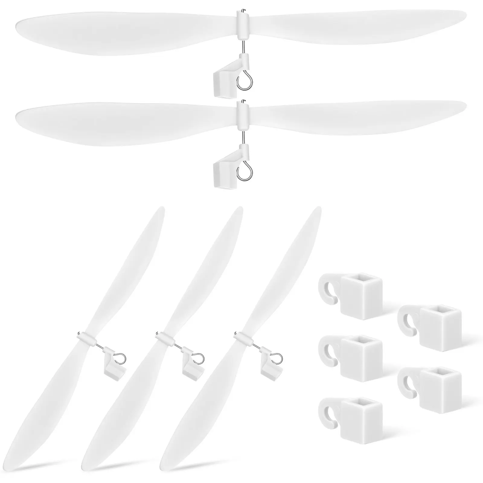 

Набор из 5 надежных пропеллеров для самолетов, планеров и вертолетов на резиновых приводах, запчасти для авиамоделей, повышающие эффективность полетов