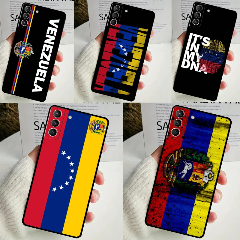 Чехол с гербом оружия Венесуэлы для Samsung Galaxy S24 S23 Ultra S22 S20 FE S21 FE Note 10 20 S8 S9 S10 Plus чехол