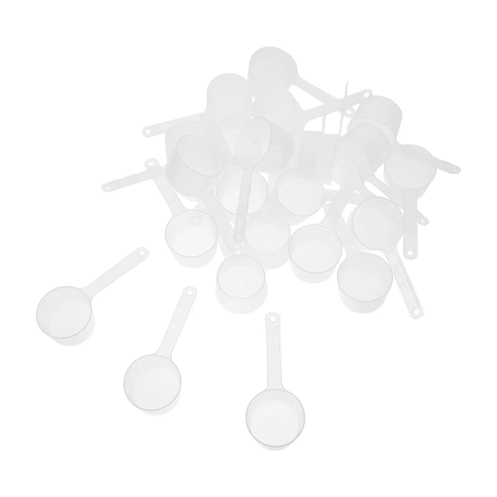 25Pcs Measuring Spoons Sturdy PP Coffee Scoop Kitchen Measuring Scoop Milk Powder Coffee Powder Spoon Household Portable