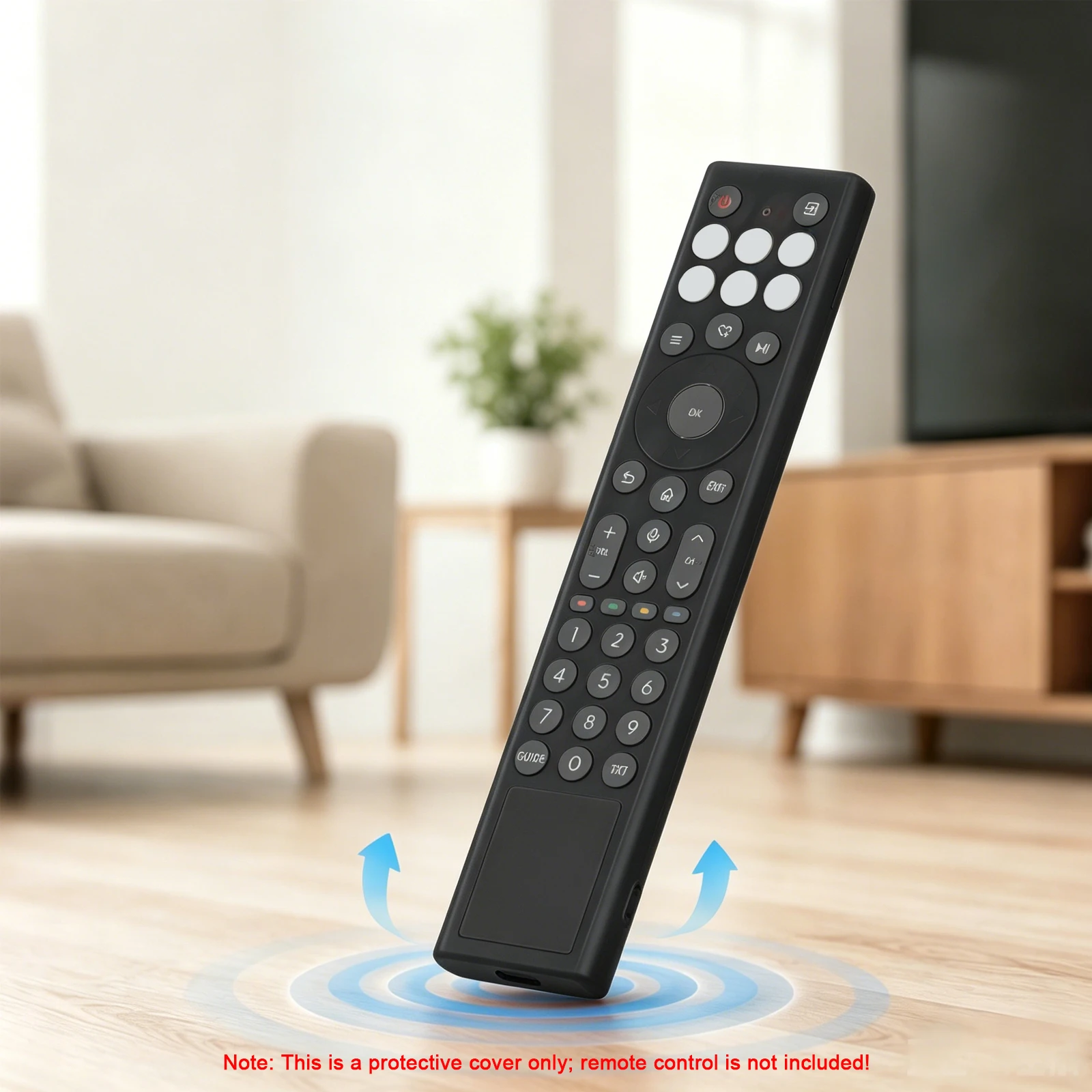 Protective Cover for Hisense ERF6A66 Remote Control Accessories Protective Skin Grip Cover Anti-Drop Waterproof Anti-Slip