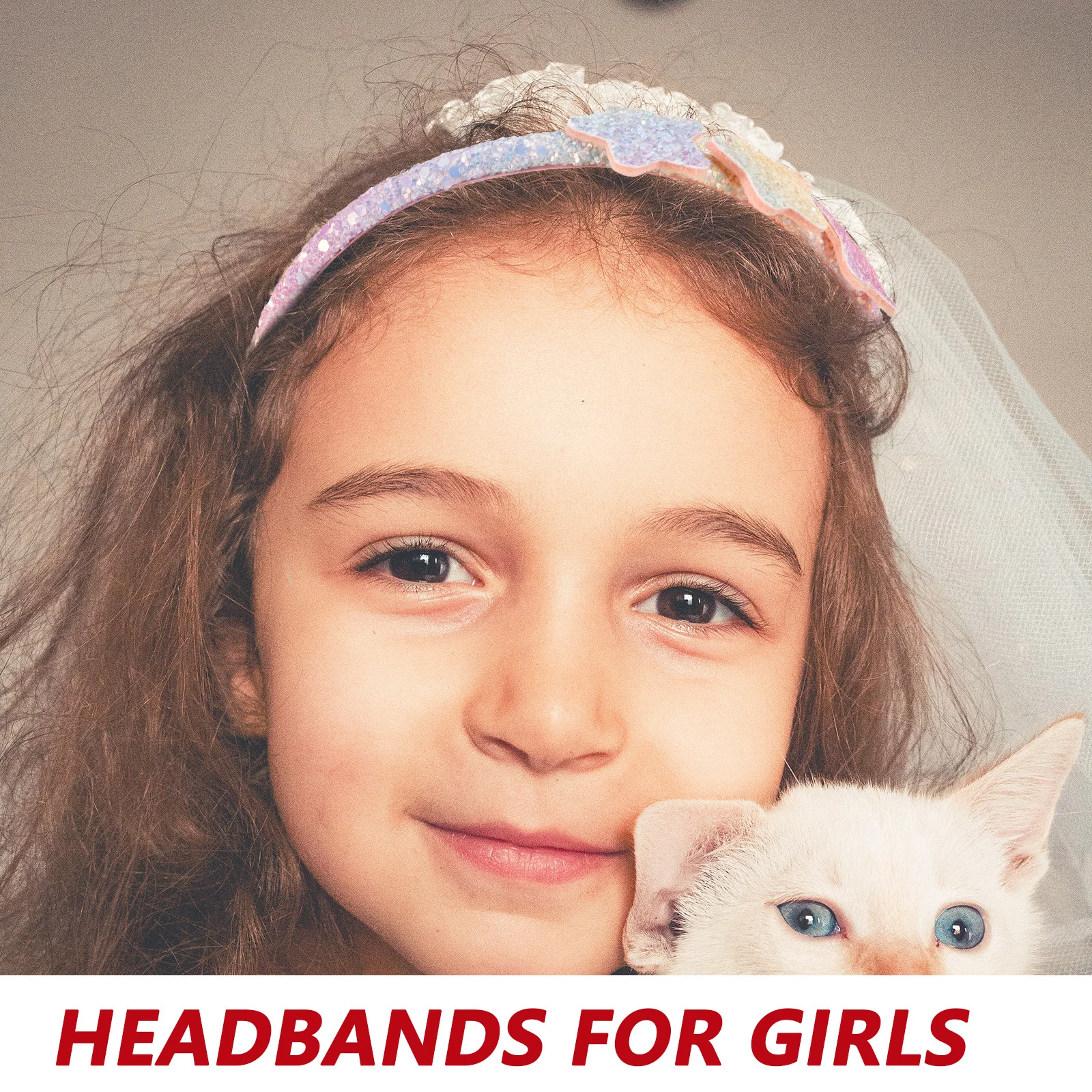 Glitter hart hoofdband Trendy haarband voor meisjes Valentijnsdag haaraccessoires Feest Valentijnsdag hoofdband