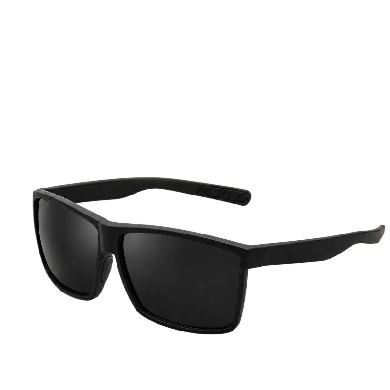 AliExpress NONE Men's Outdoor Polarized Sunglasses, Frosted Texture Frame UV400 Lens for Fishing Driving Cycling, Anti-Glare Sports Eyewear
