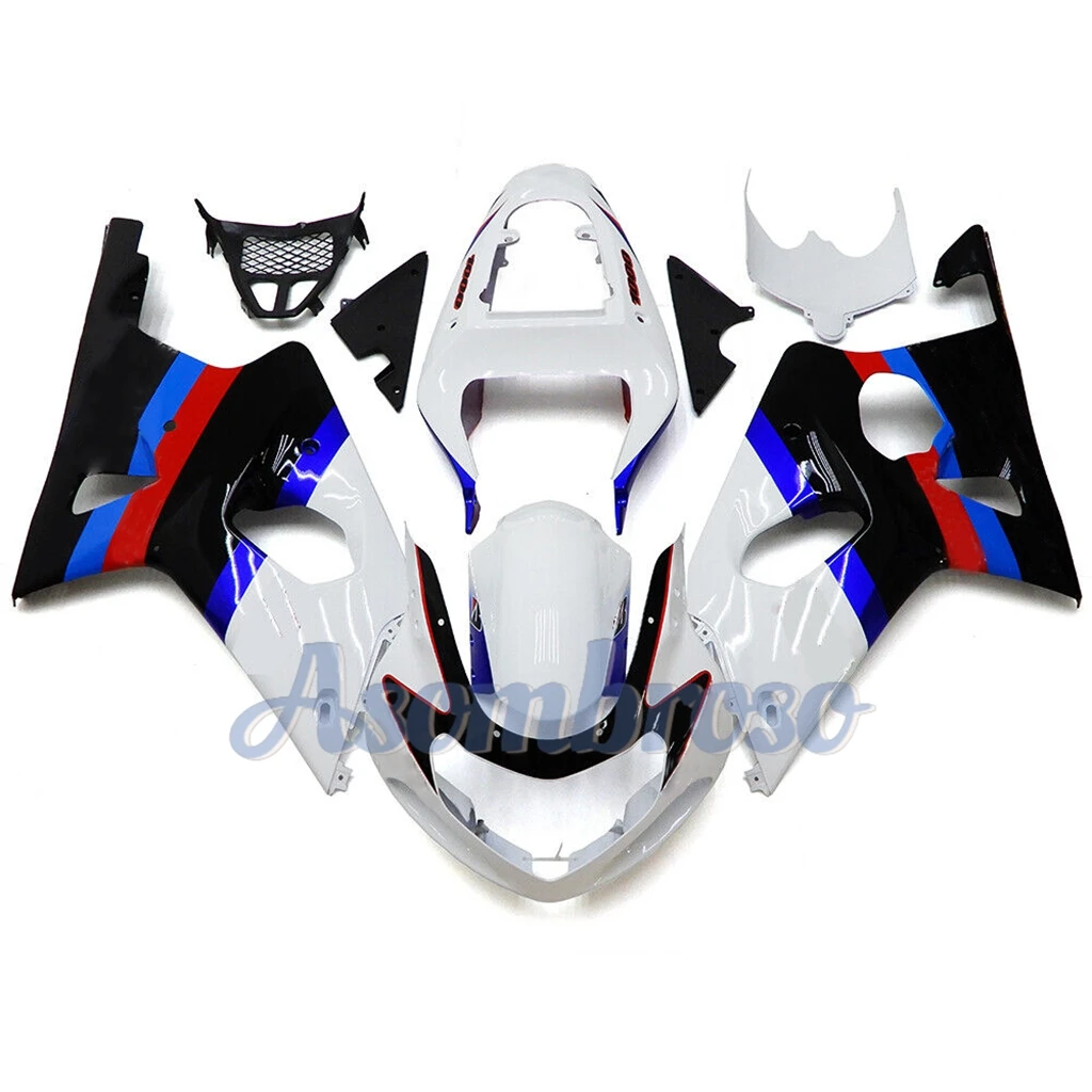 for Suzuki GSXR1000 2000 2001 2002 aftermarket ABS Fairing Kit K2 white black blue Best Fairings Kit - view 3