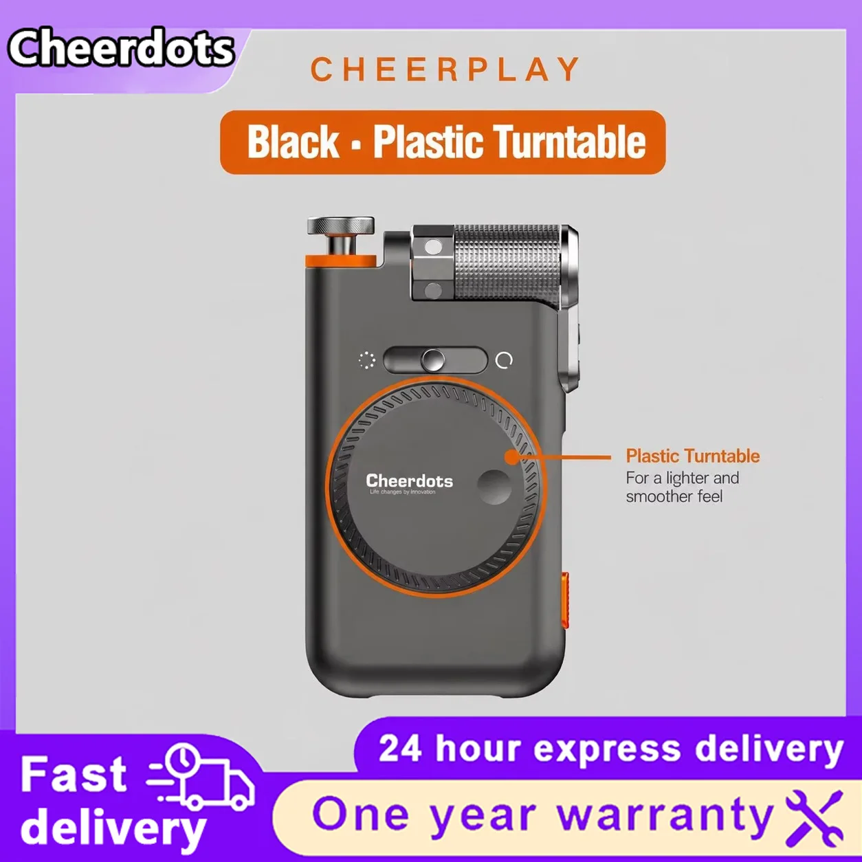 Cheerdots Cheerplay Bluetooth Touchpad Remote Control for iPhone iPad Android iOS Phones Tablets Laptop