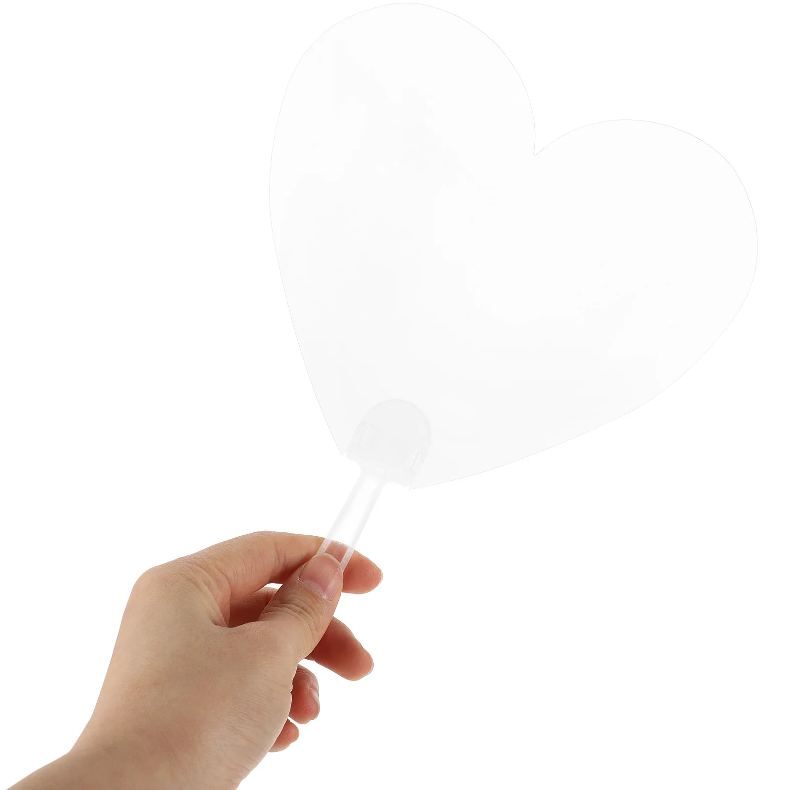 

8 Pcs Blank Round Fan DIY Painting Fans Graffiti Transparent Decorative Craft Children