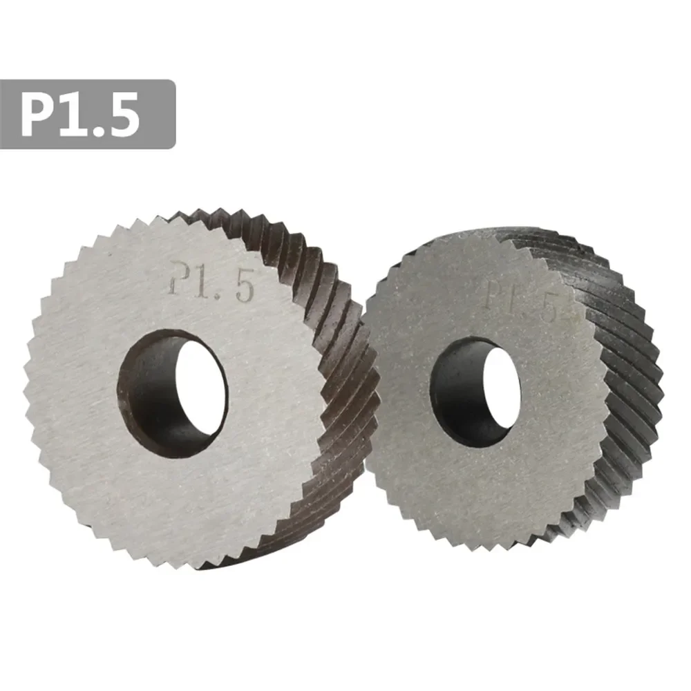 Diagonal Thick Knurling Wheel for Metal Lathe 2pcs 1.5mm    Tools image 3