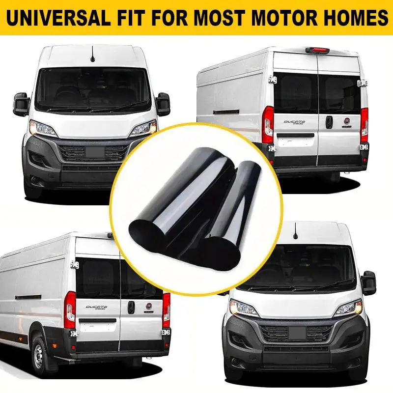 Motorhome Heat Insulation Film Caravan Front Windshield Sun Protection Strip With Fitting Tool For Sprinter Transit Ducato