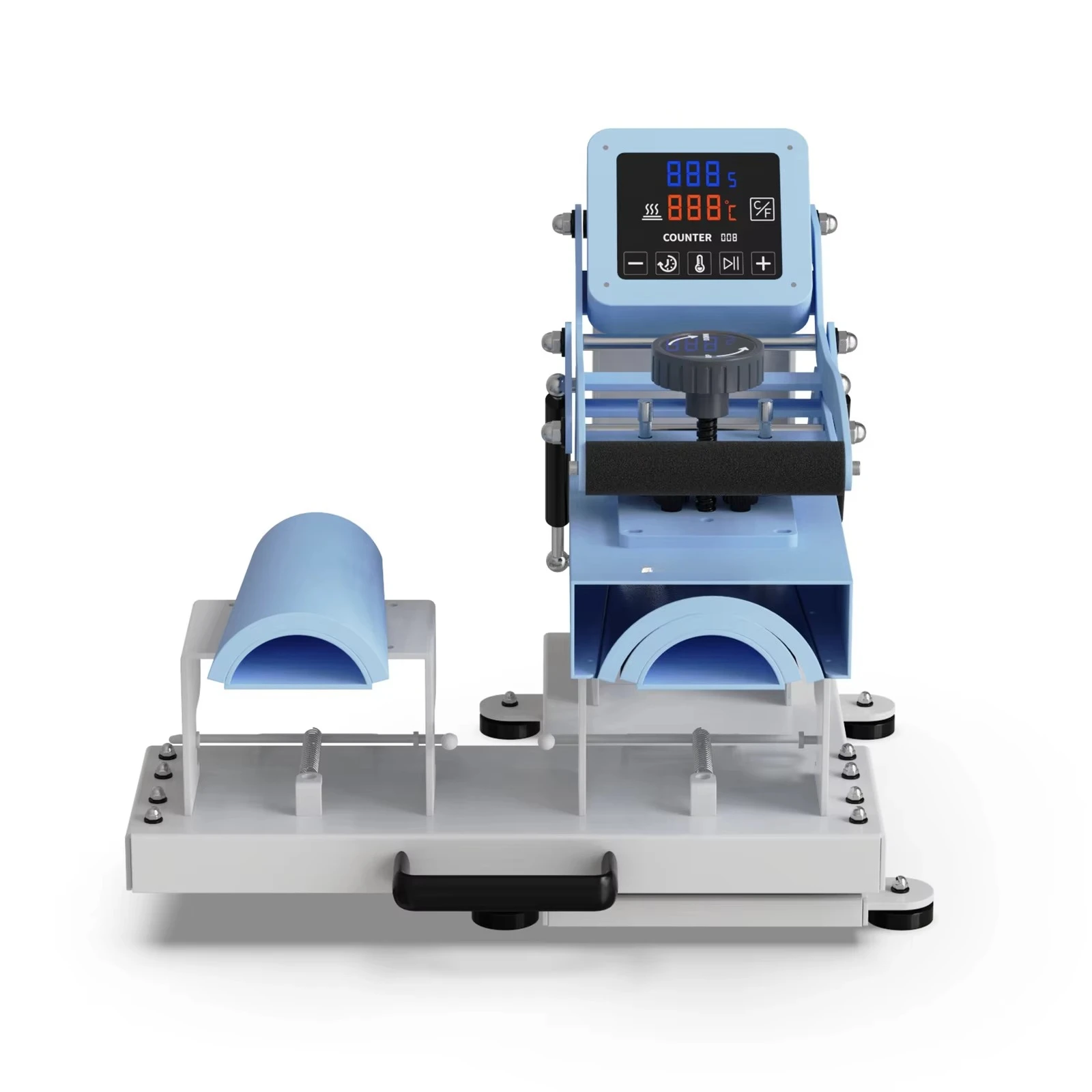 Shin Guard Transfer Printing Sublimation Machine Double Station Shin Guard Heat Press