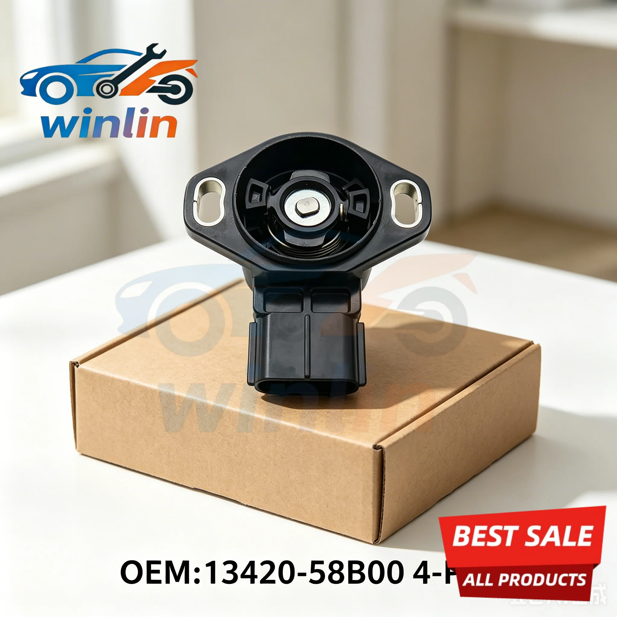 13420-58B00 Accelerator Throttle Position Sensor TPS for Suzuki Sidekick 1992-1998 Geo Tracker 1.6L 1989-1998 - view 5