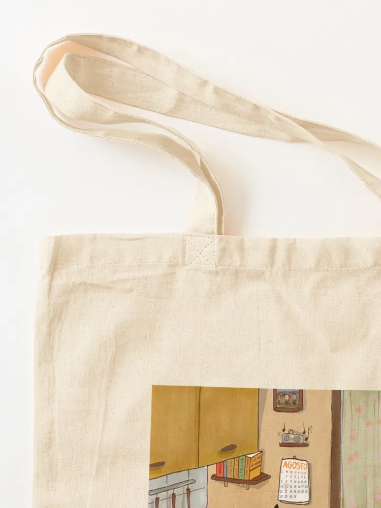 Journal of a Cat in Rome - Ferragosto Tote Bag Canvas stote bag bag for beach cute pouch Women bags
