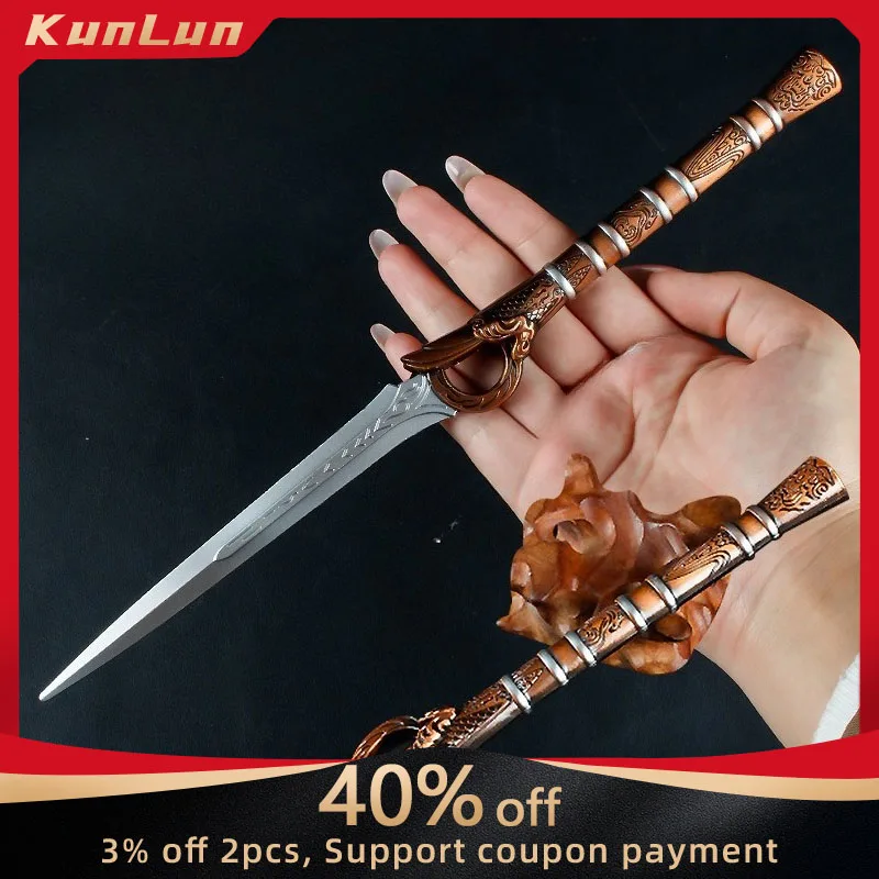 30 cm periféricos de jogo chinês su chang rio faca armas modelo colecionável ornamentos mesa criativo presentes aniversário menino brinquedo