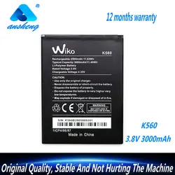 New Original 3.8V 3000mAh K560 Battery For Wiko W-K560 Y61 K560 Mobile Phone