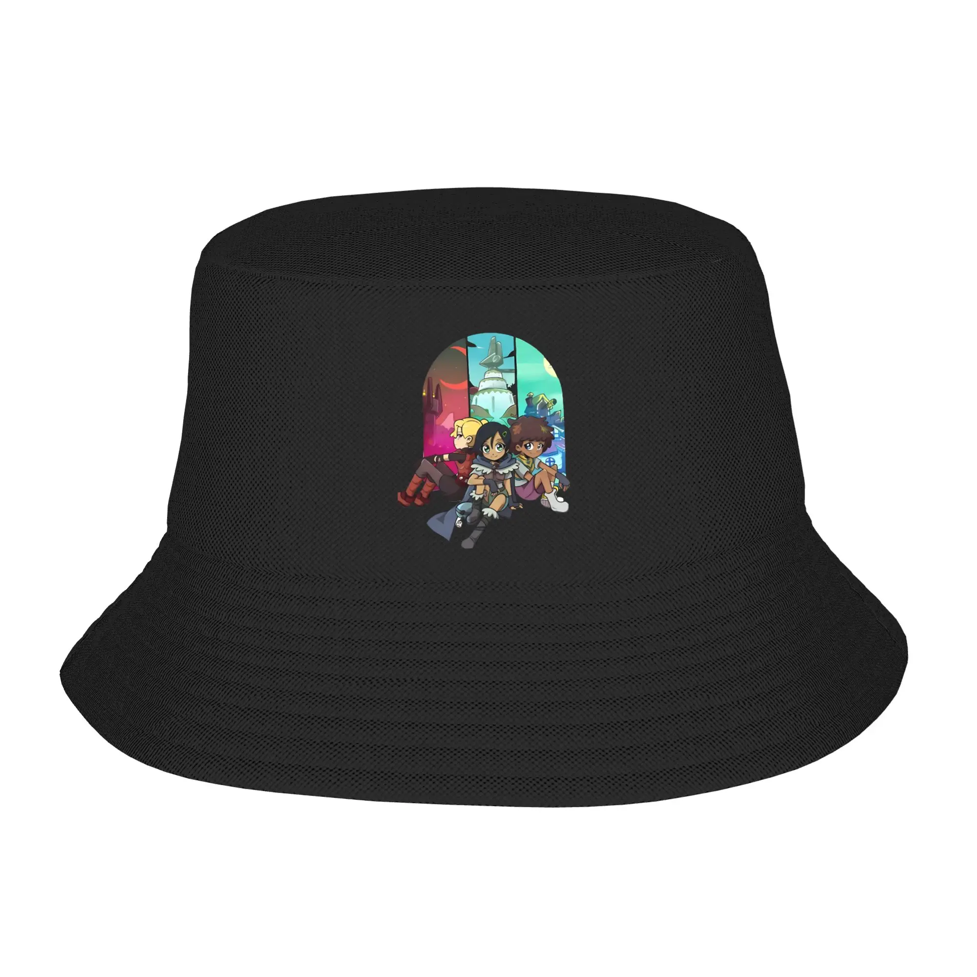 The Owl House Art Slay The Spire Bucket Hat Summer  Funny Fisherman Hats For Unisex Personality Travel Hiking Caps Visor Hats