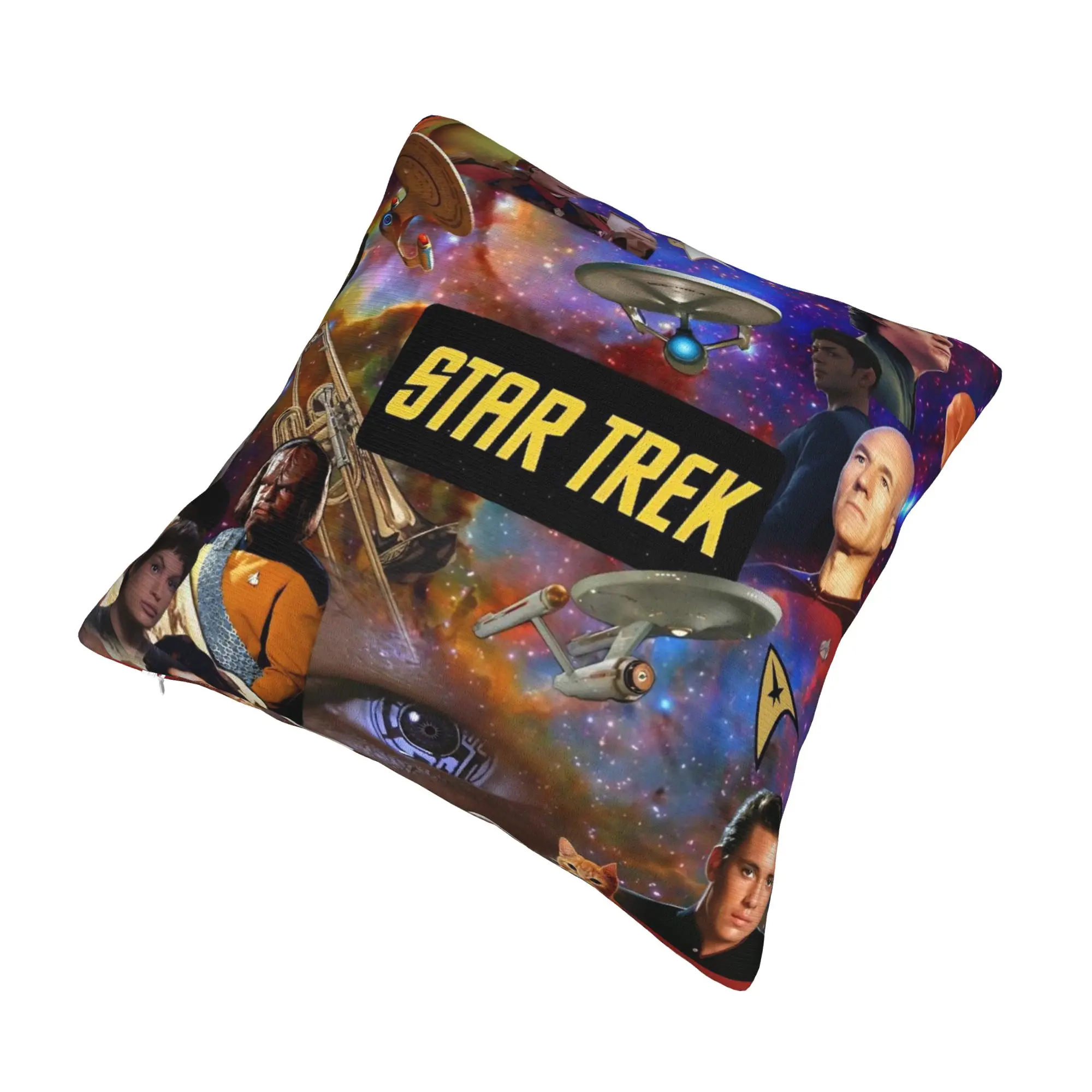 Decorative Pillow Cover Stars Treks Merch Home  Throw Pillow Case Cover Square Multi Size