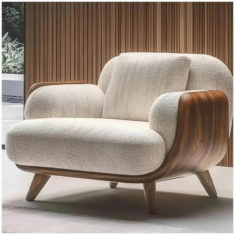 Modern Aesthetics Minimalist Living Room Single Sofa Leisure Lazy Chair High-end Sofa Chair