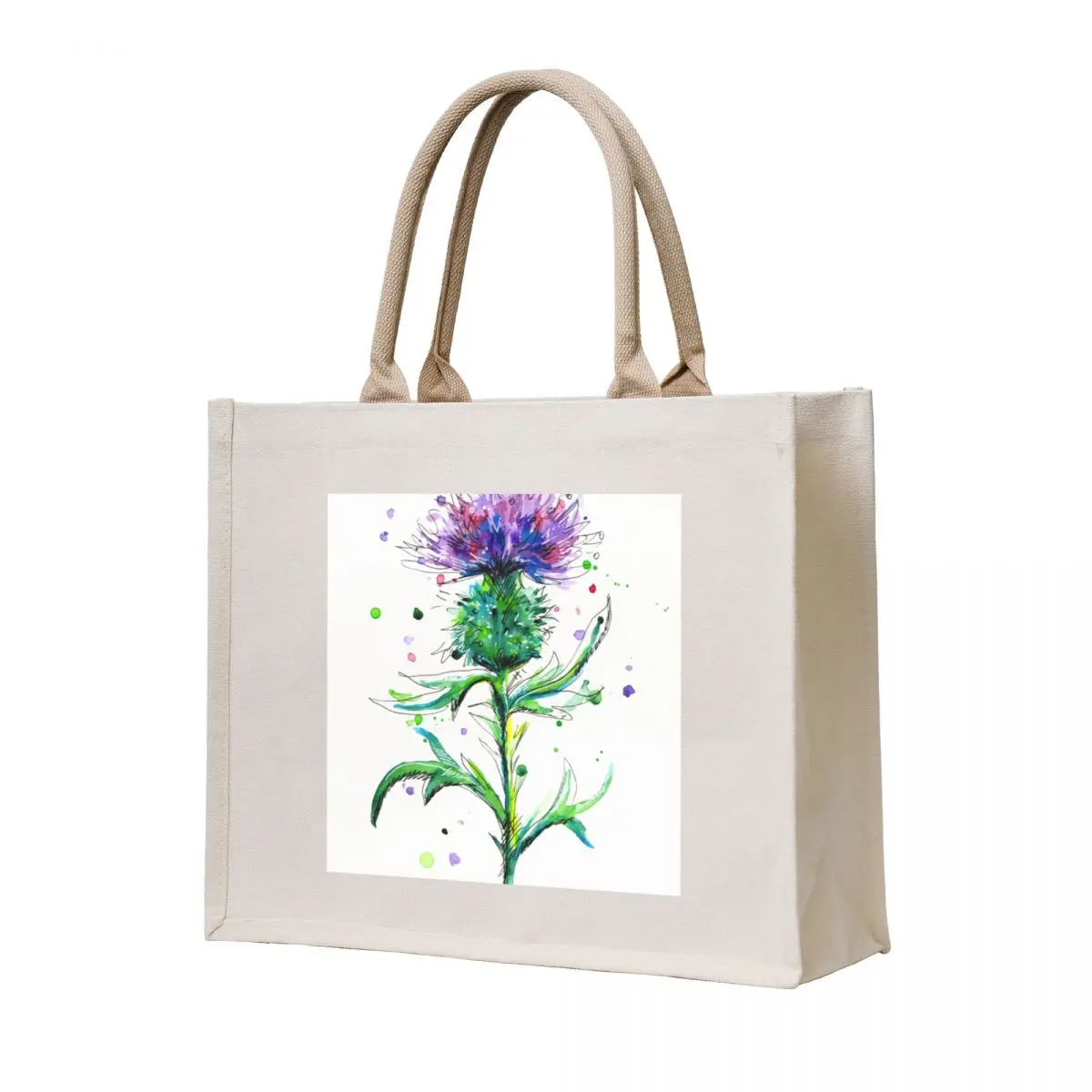 

Thistle #1 Tote Bag university shopper bag Women's beach bags Candy bags