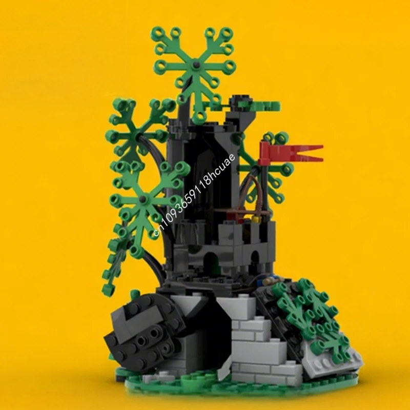 

159 шт. MOC термоусадочная камуфляжная модель замка, строительные блоки, образовательные игрушки, модульные креативные подарки на день рождения, Рождество