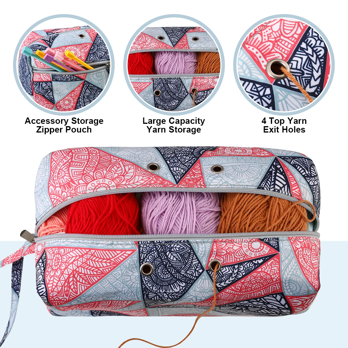 الغزل حقيبة التخزين مربع الحيا - مراجعة Sewing Tas وسعره