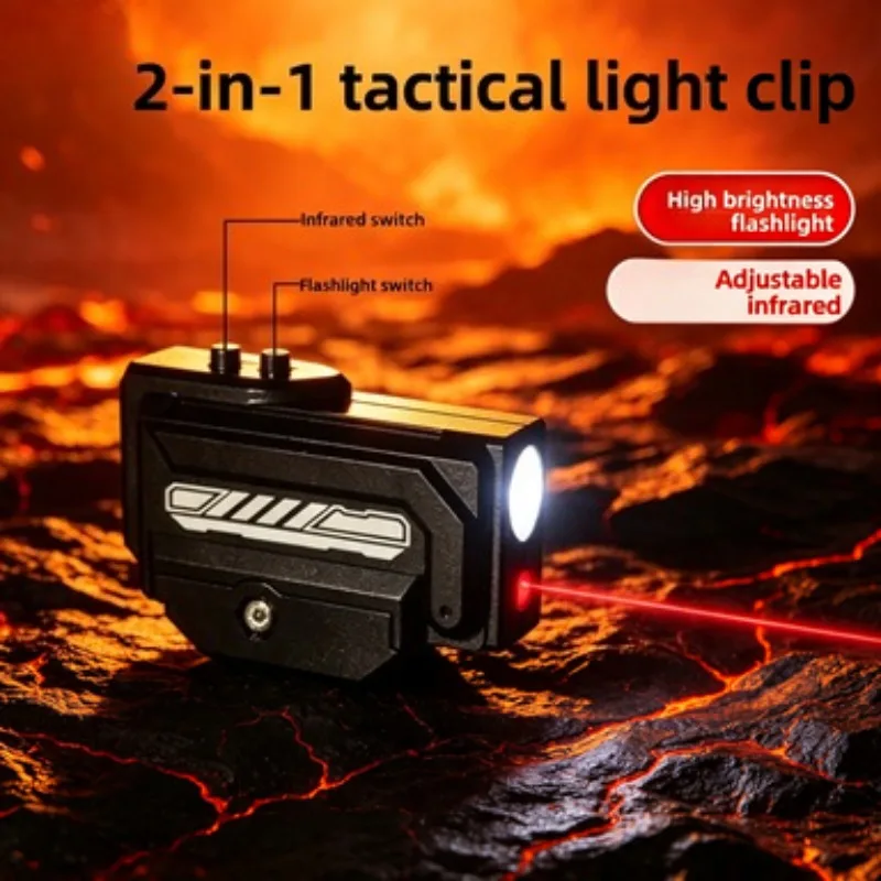 Multi Brightness Adjustable Dual Light Toy Kit 20MM Universal Base Red Glow Indicator & Mini Lamp