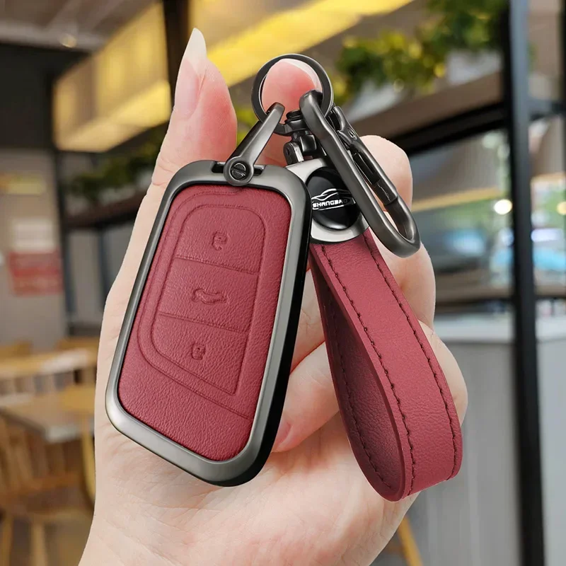 

For Chery EQ1 Little Ant New Energy QQ Ice Cream TPU Car Key Cover Remote Case Protector Keychain Holder Auto Accessories