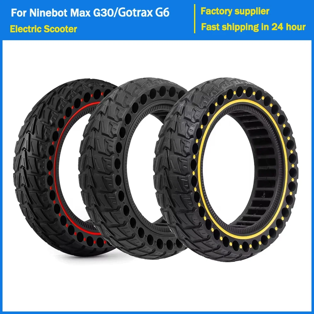 

60/70-6.5 Off-road Solid Tire for Ninebot G30 G30D/E/LP Electric Scooter 10x2.5 for Inmotion L9 Zero 10x Explosion-proof Tyre