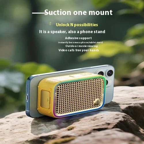  SOAIY SI758 Magnetic Magnetic Wireless Bluetooth Portable Home Outdoor Small Sound System Waterproof Cycling Subwoofer