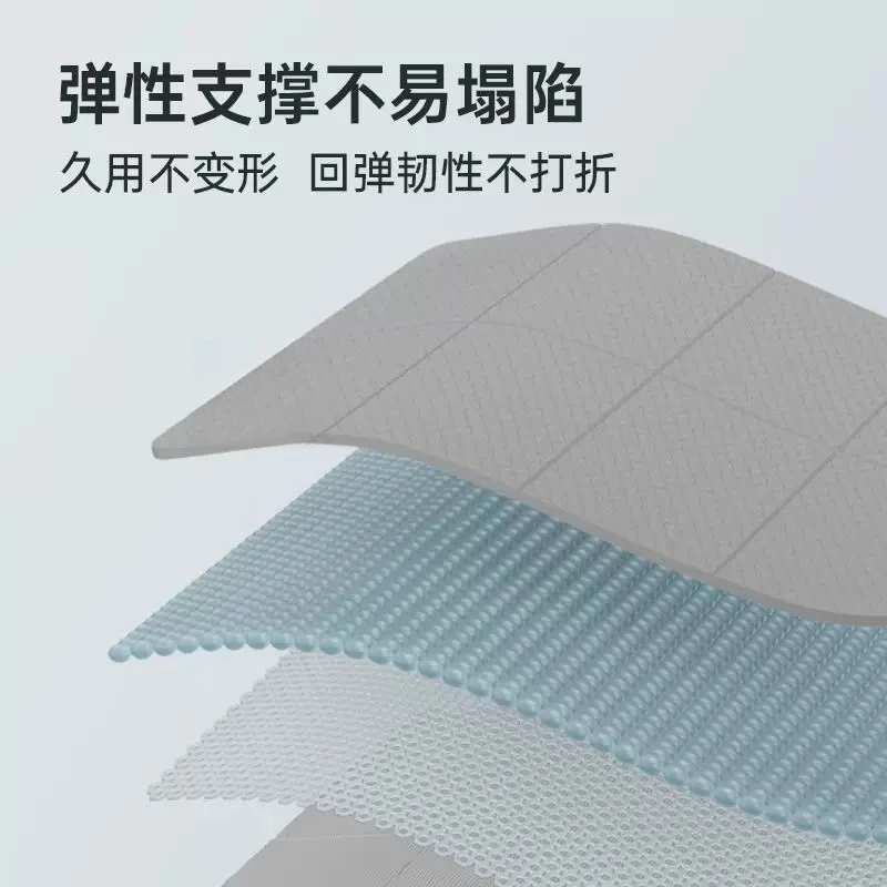 Foldable portable yoga mat student nap folding mat floor mat enlarged and widened